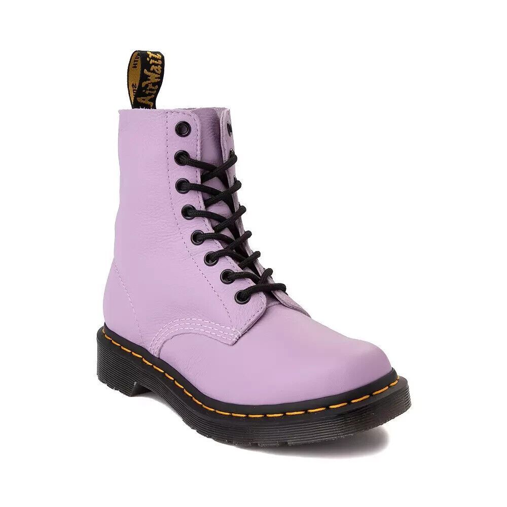 Dr. Martens Boots Women's Size 6 1460‎ PASCAL Eye Leather Boots 30689308 LILAC